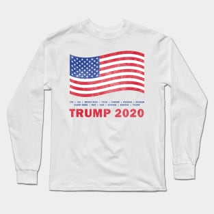 The Next President is...Donald Trump (Distressed) Long Sleeve T-Shirt